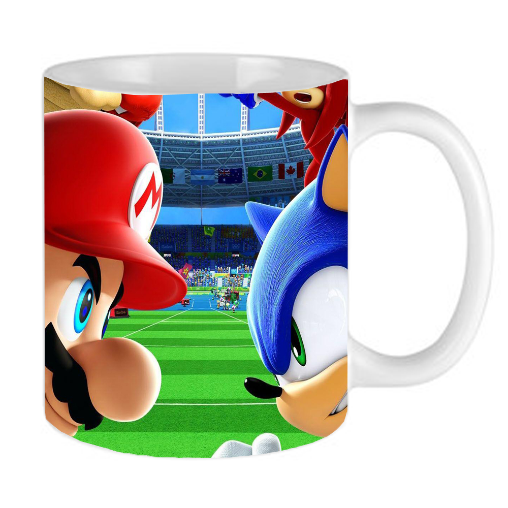 ماگ طرح سونیک و قارچ خور مدل SONIK 77