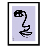 قیمت و خرید تابلو دکوراتیو مدل نقاشی لاین‌آرت و مینیمال کد 1440