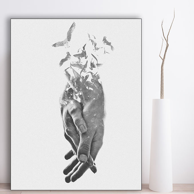 تابلو شاسی گالری استاربوی طرح عاشقانه مدل Amazing 70