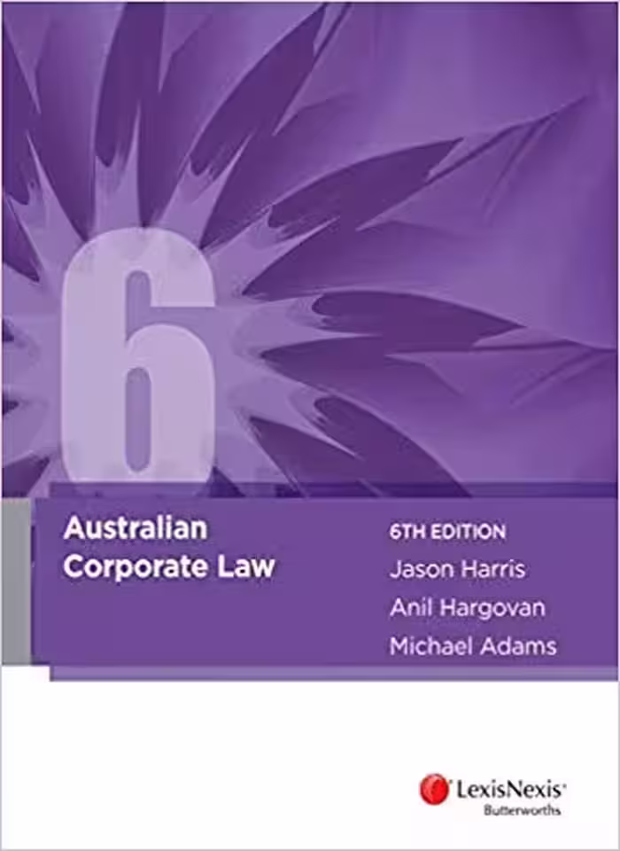 خرید و دانلود نسخه کامل کتاب Australian Corporate Law 6th edition
