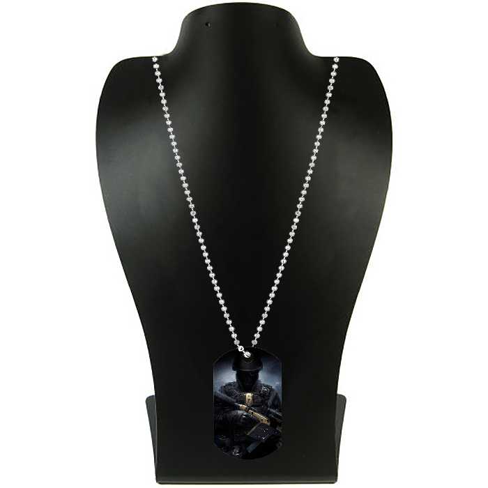 گردنبند طرح بازی رینبو سیکس مدل pk163