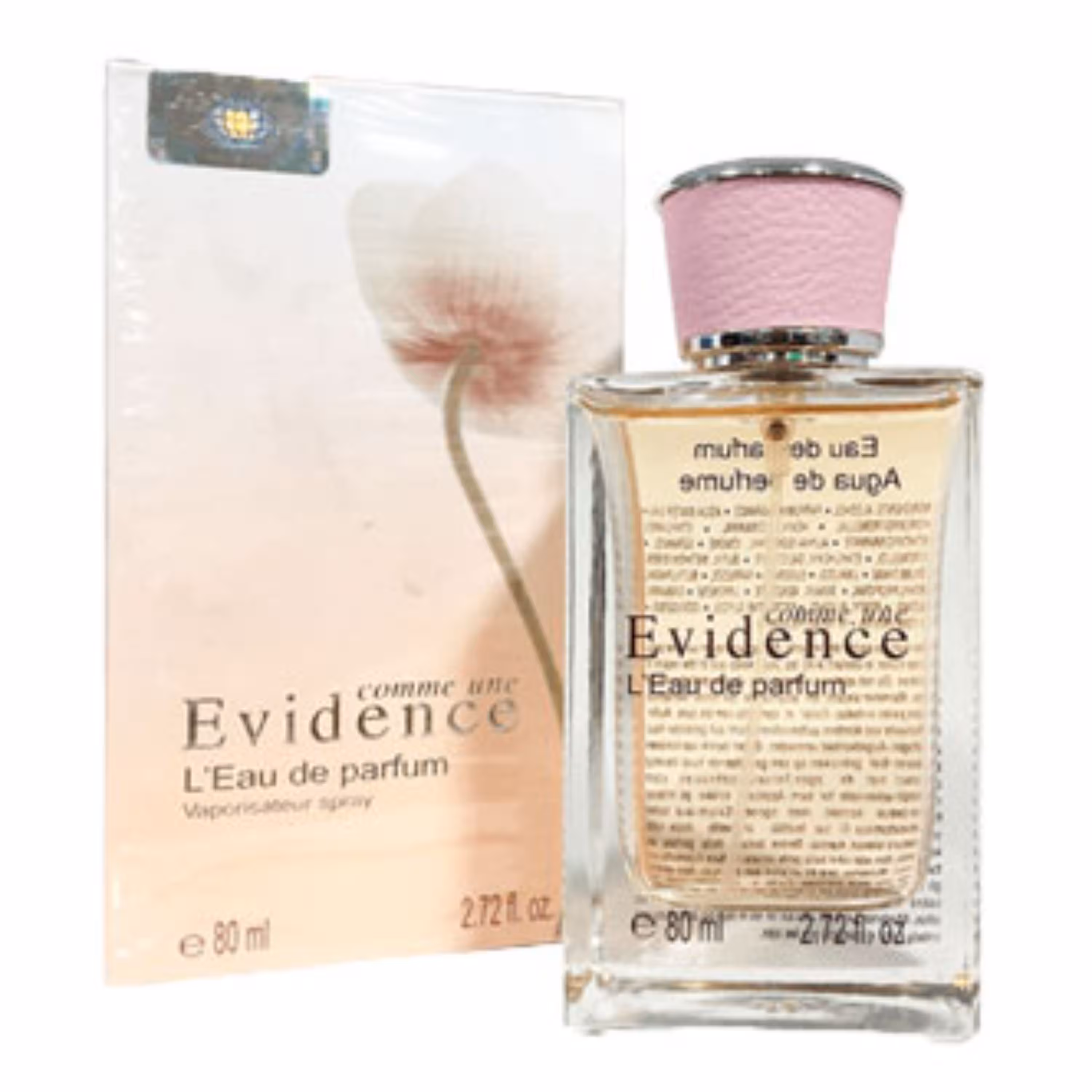 عطر ادکلن زنانه ایوروشه اویدنس فراگرنس ورد (Fragrance World Evidence) بدون اسپری