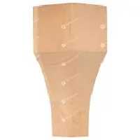 پایه میز چوبی تهران فرم  مدل B03-15-6                     سایز 15 سانتی متر