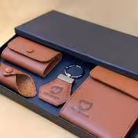 ست مدیریتی چرم طبیعی صادراتی