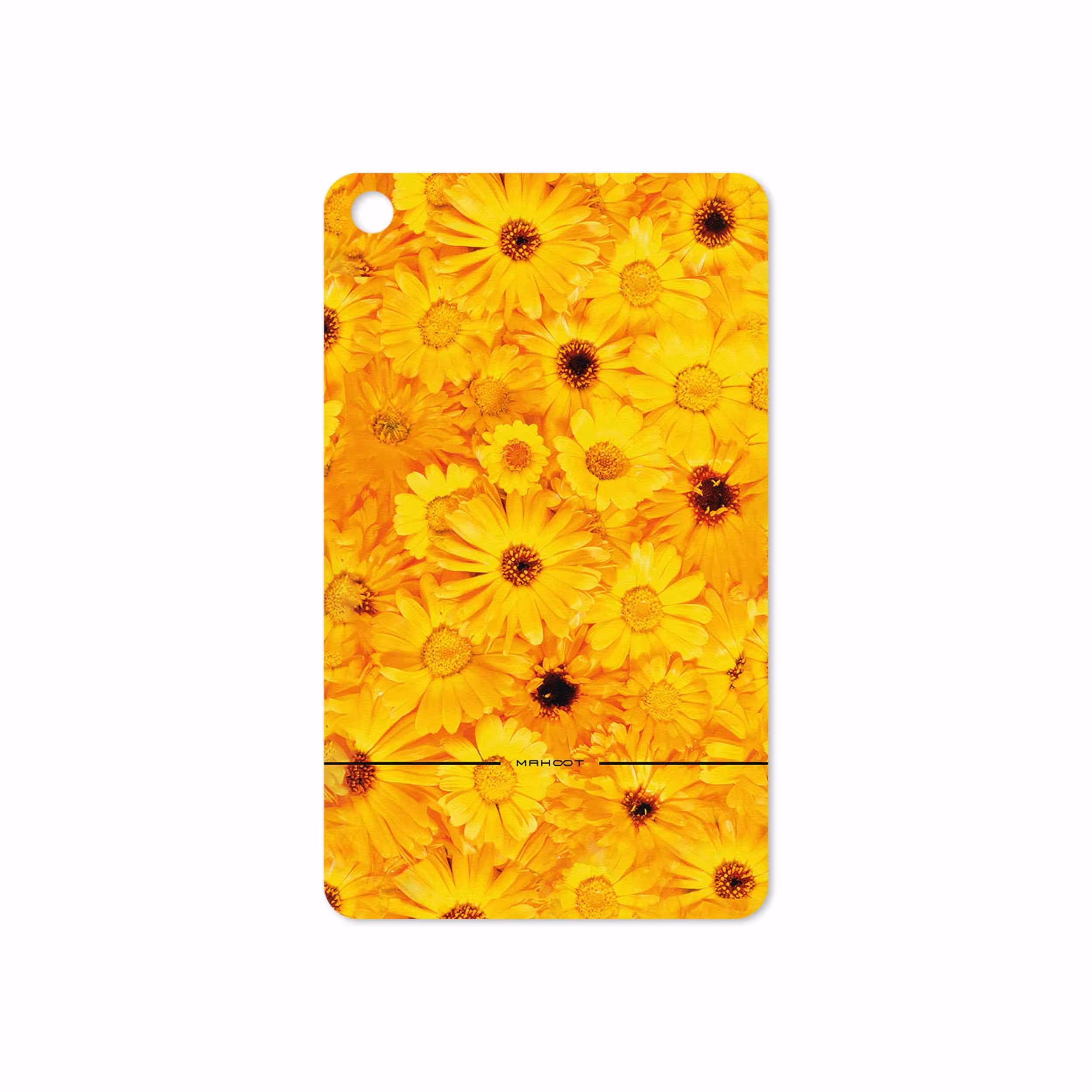 برچسب پوششی ماهوت مدل Yellow-Flower مناسب برای تبلت شیائومی Mi Pad 4 2018