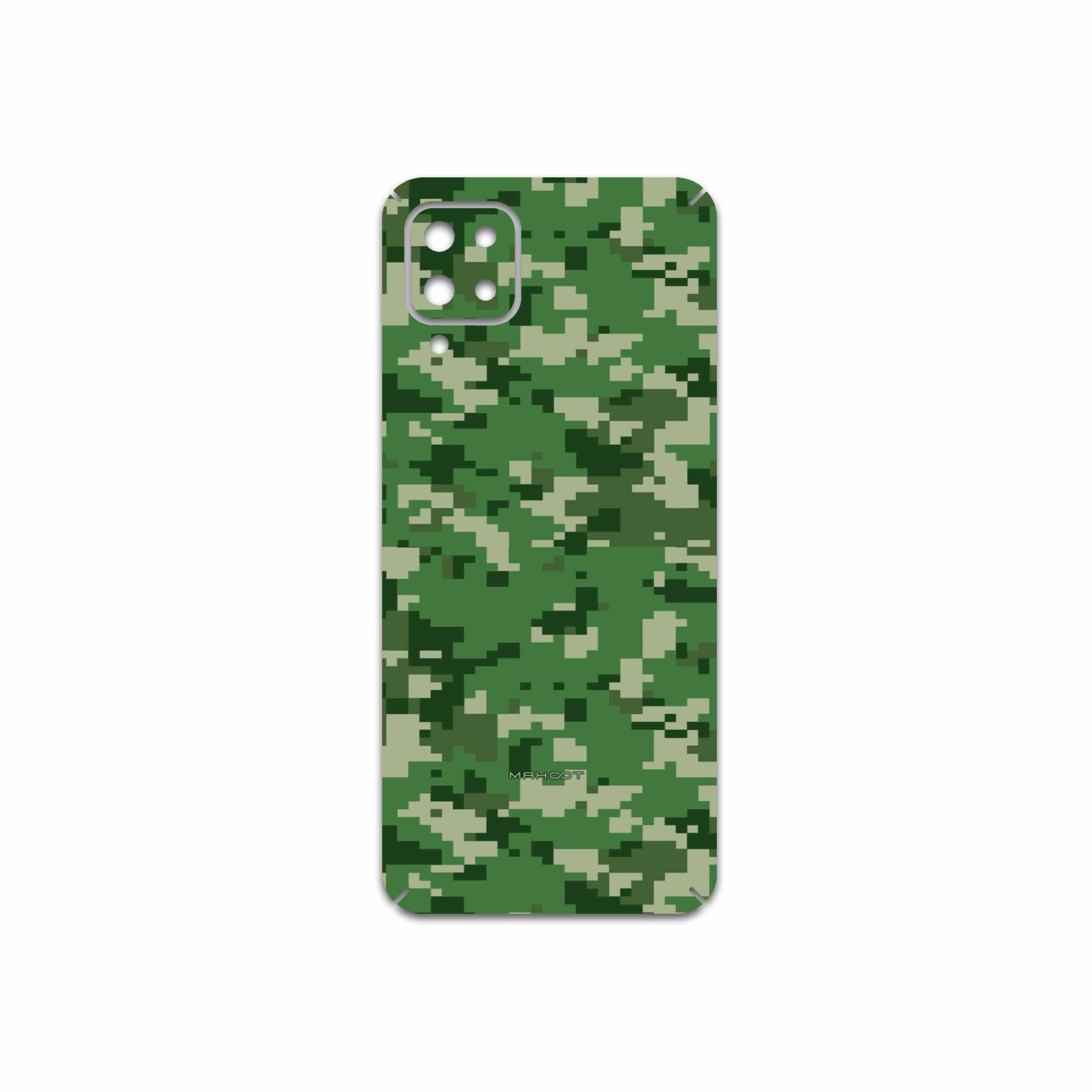 برچسب پوششی ماهوت مدل Army-Green-Pixel مناسب برای گوشی موبایل سامسونگ Galaxy A12 Nacho