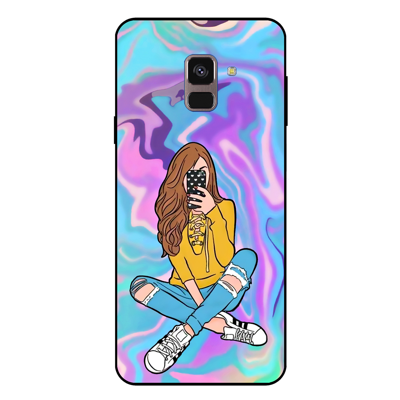 کاور مگافون کد 7592 مناسب برای گوشی موبایل سامسونگ Galaxy J6 2018