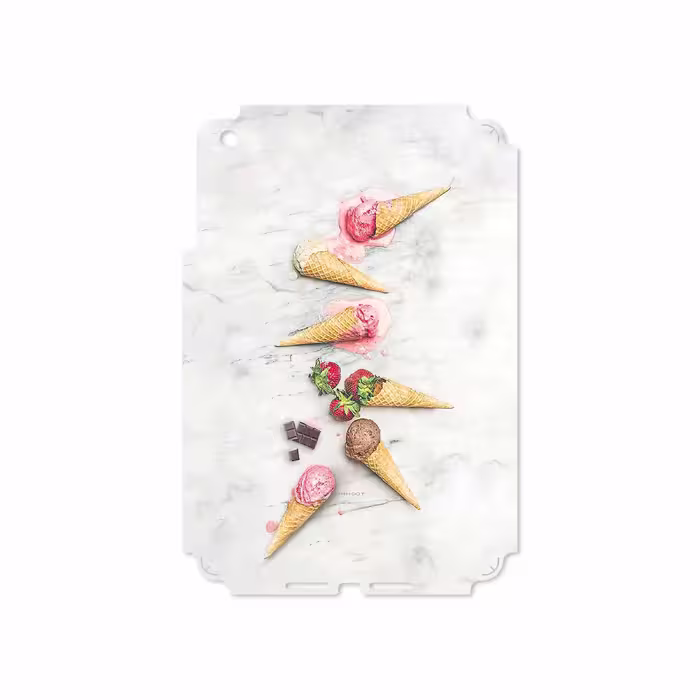 برچسب پوششی ماهوت مدل Funnel ice cream مناسب برای تبلت اپل iPad mini 2012 A1432
