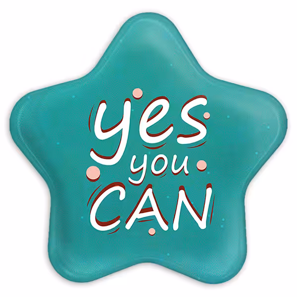 پیکسل خندالو طرح Yes You Can مدل ستاره ای کد 10046
