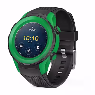 برچسب ماهوت طرح Matte-Green مناسب برای ساعت هوشمند هوآوی Watch 2