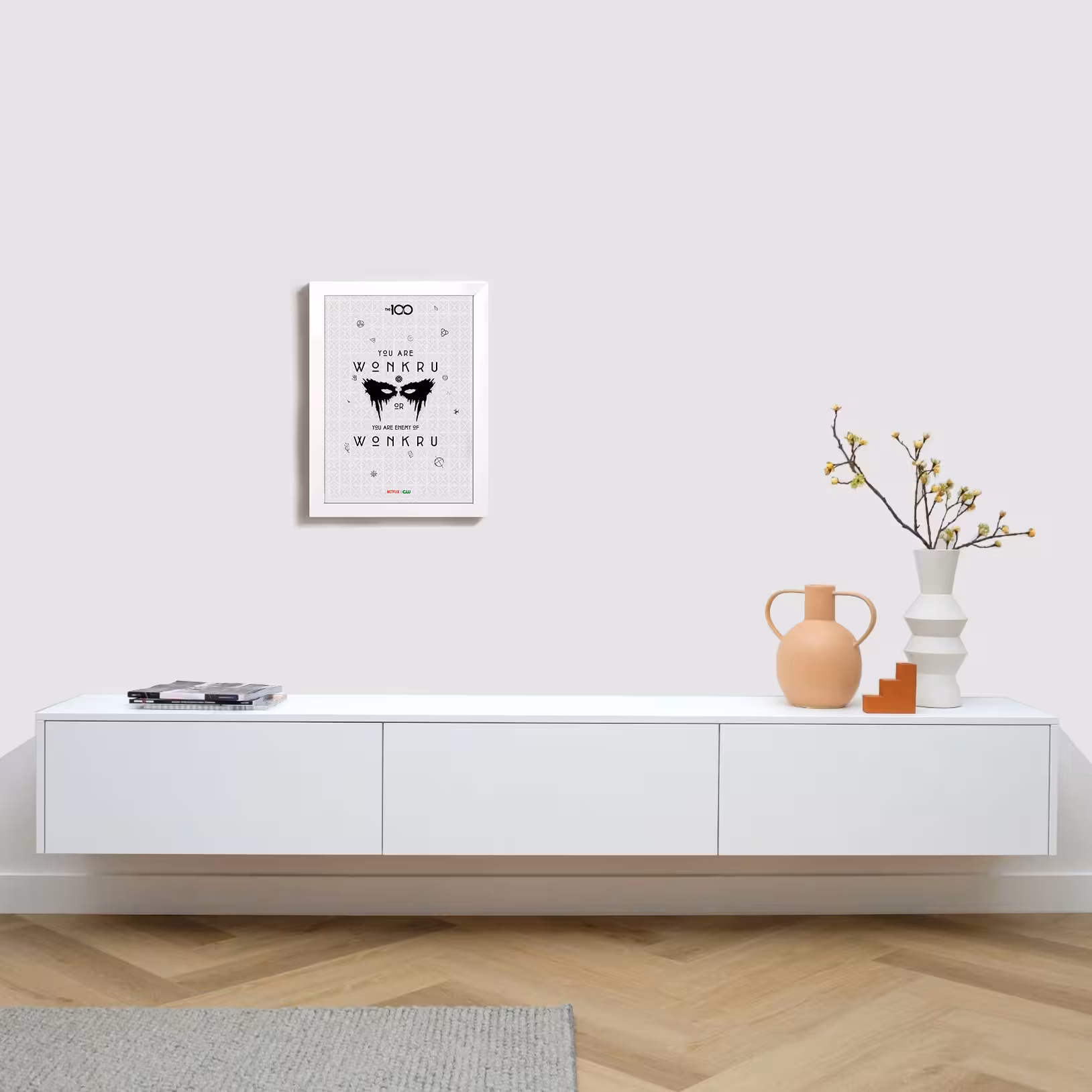 تابلو مدل سریال صد the hundred W409