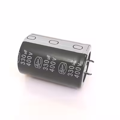 خازن الکترولیت 330 میکروفاراد کد 400V lelon 