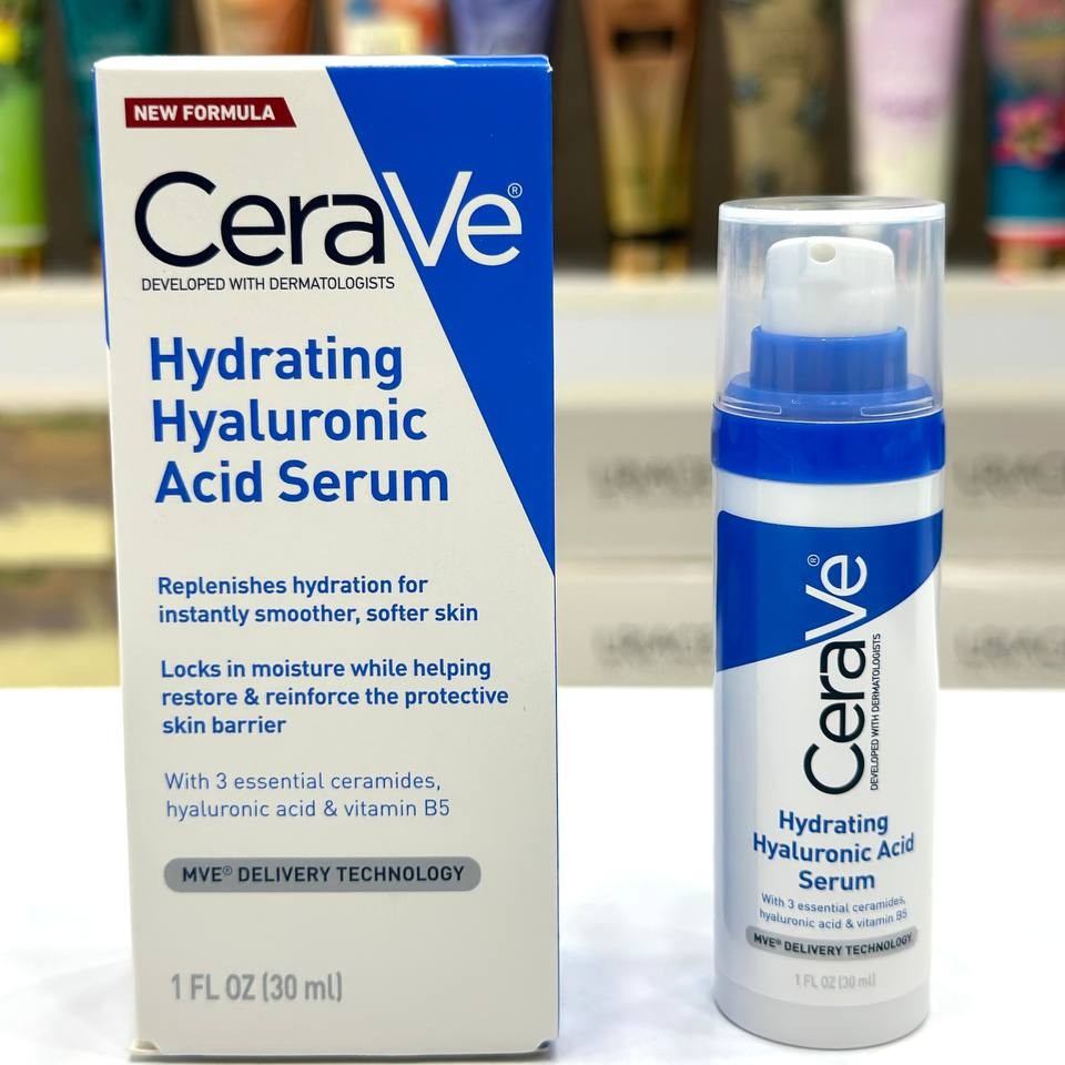 سرم هیالورونیک اسید مرطوب کننده CeraVe اورجینال 30 میل
 
