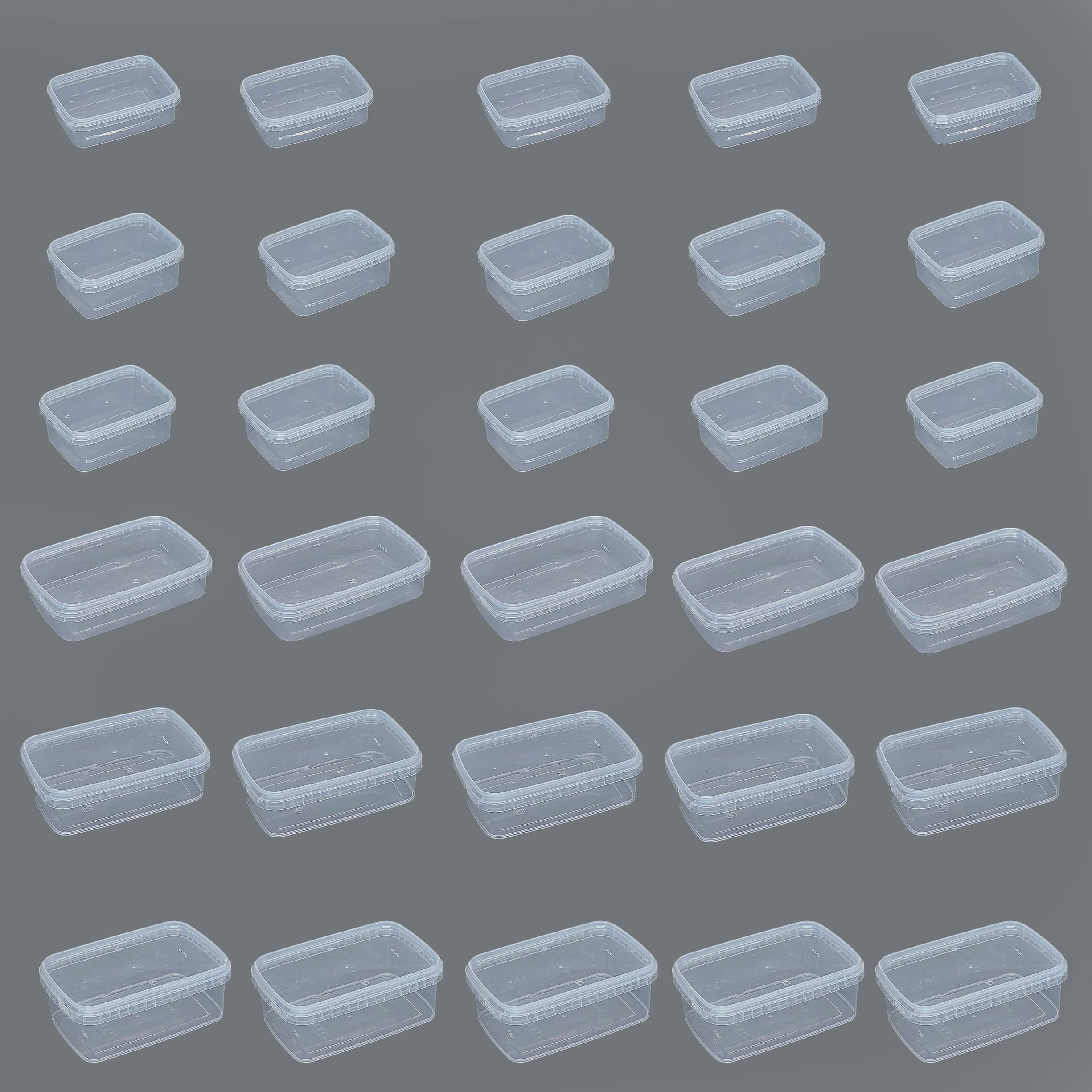 ظرف نگهدارنده مدل فریزری کد 102 مجموعه 30 عددی