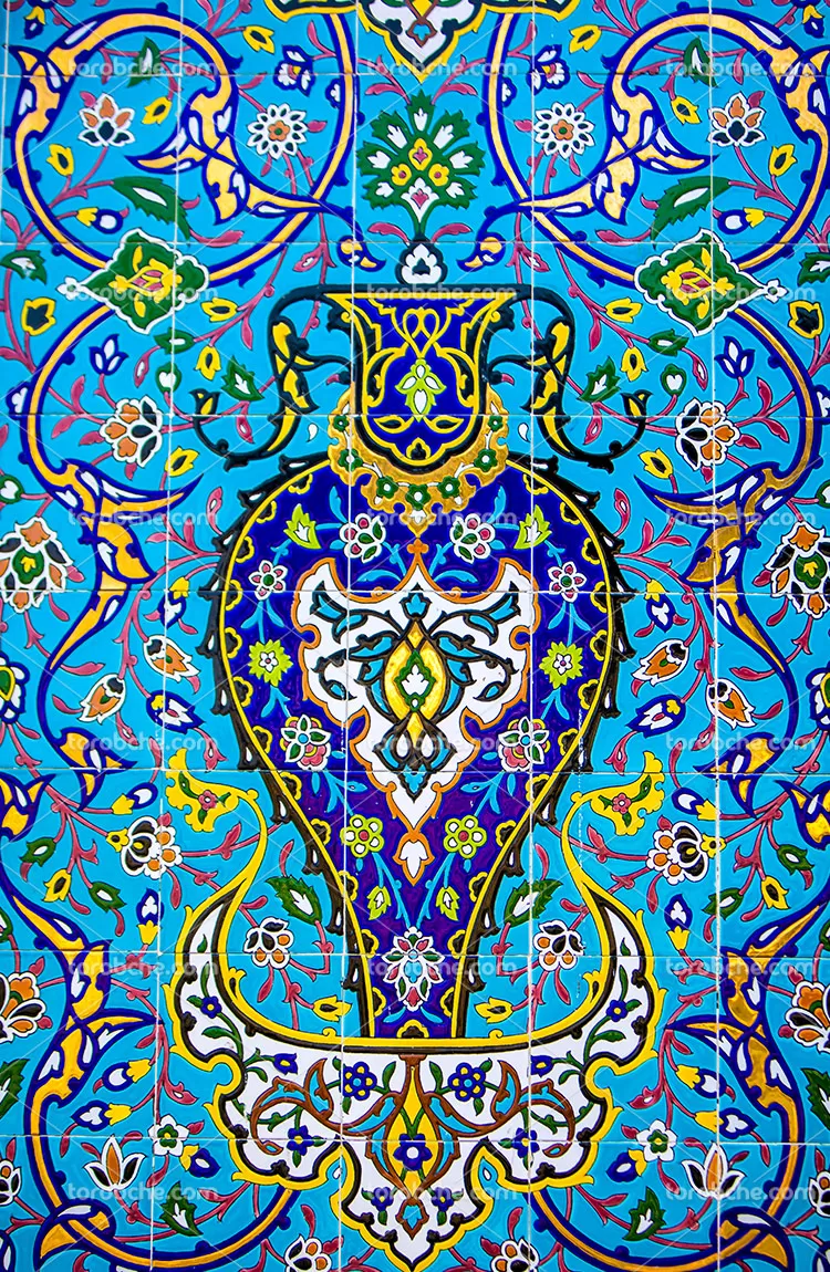 عکس کاشی کاری اسلامی | گرافیک با طعم تربچه