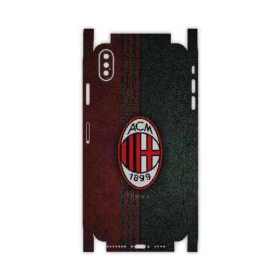 برچسب پوششی ماهوت مدل AC-Milan-FC-FullSkin مناسب برای گوشی موبایل اپل iPhone Xs Max