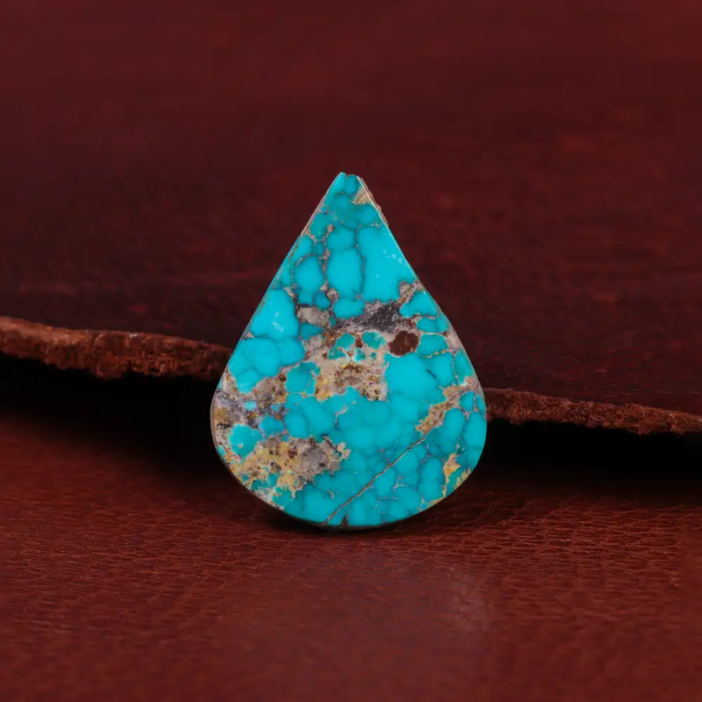 نگین فیروزه شجری کد 15364 - جواهری مشاهیر