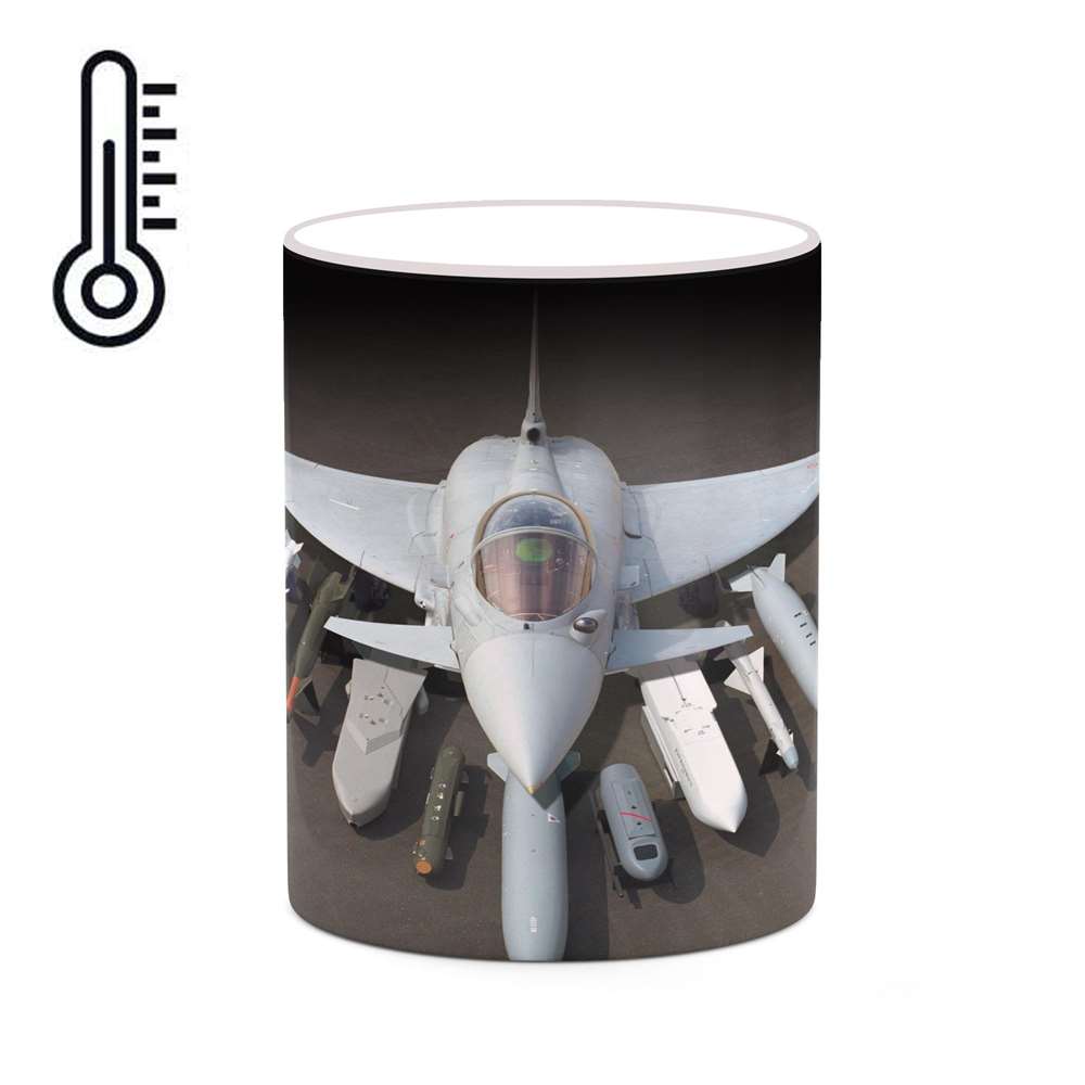 ماگ حرارتی کاکتی طرح هواپیمای جنگنده مدل mgh20330