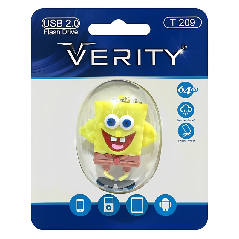 فلش مموری وریتی مدل T209 ظرفیت 64 گیگابایت | کالا مکس