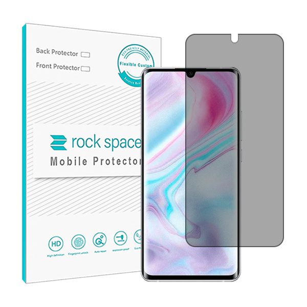 گلس شیائومی Mi Note 10 Pro مدل نانو هیدروژل پرایوسی برند راک اسپیس کد 4071S