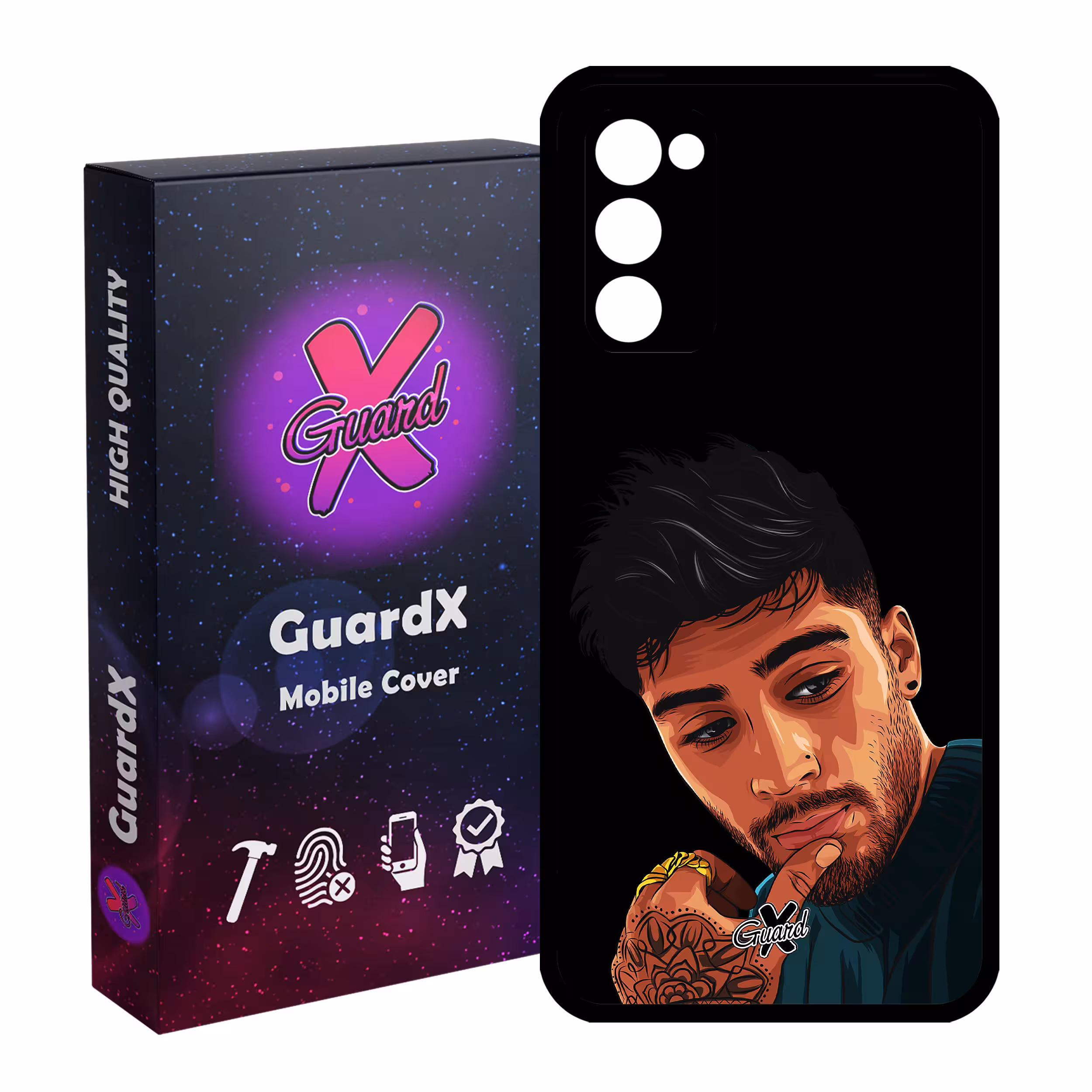 کاور گارد ایکس طرح Zayn مدل Glass10368 مناسب برای گوشی موبایل سامسونگ Galaxy S20 FE