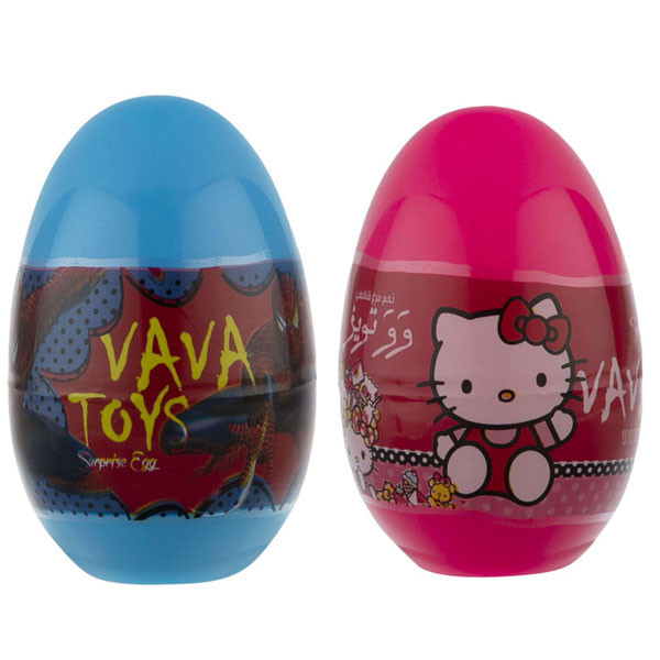 اسباب بازی شانسی وو تویز مدل تخم مرغی کد Twin S2- SM-KI مجموعه 2 عددی