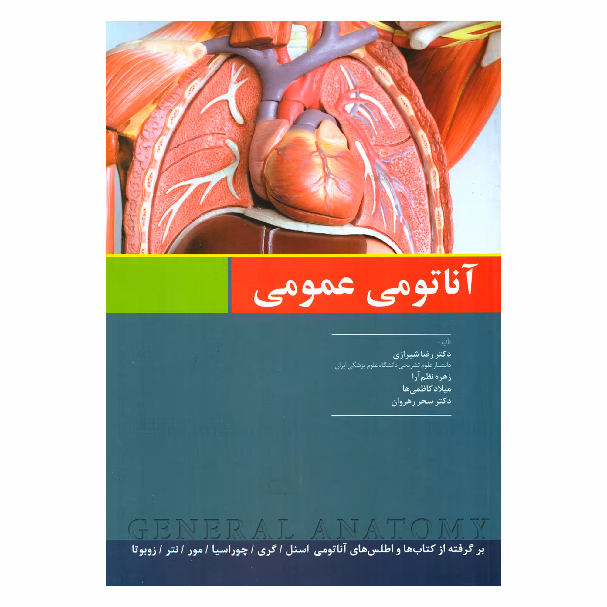 کتاب آناتومی عمومی اثر جمعی از نویسندگان انتشارات اندیشه رفیع