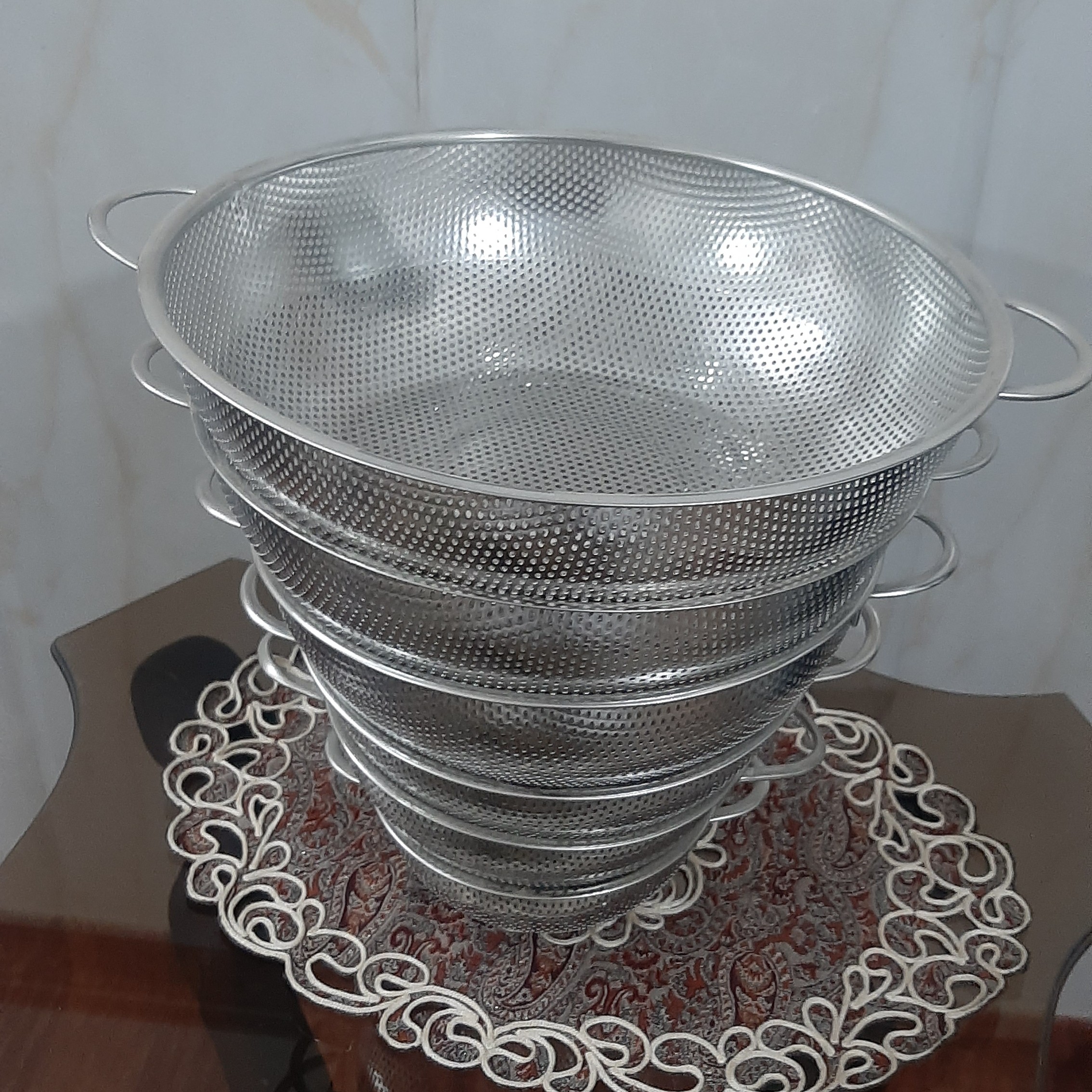سرویس سبد استیل آشپزخانه توری کامل استیل درجه یک ضد اهن ربا