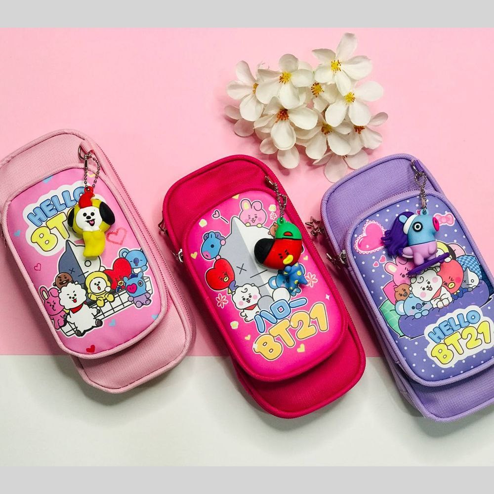 جامدادی وارداتی دو زیپ کیفیت عالی طرح های پسرانه و دخترانه