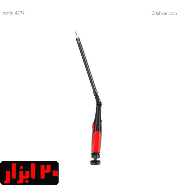 چراغ کار تاشو و قابل چرخش شارژی 3٫7 ولت 400 لومن (دارای مگنت) رونیکس مدل RH-4274