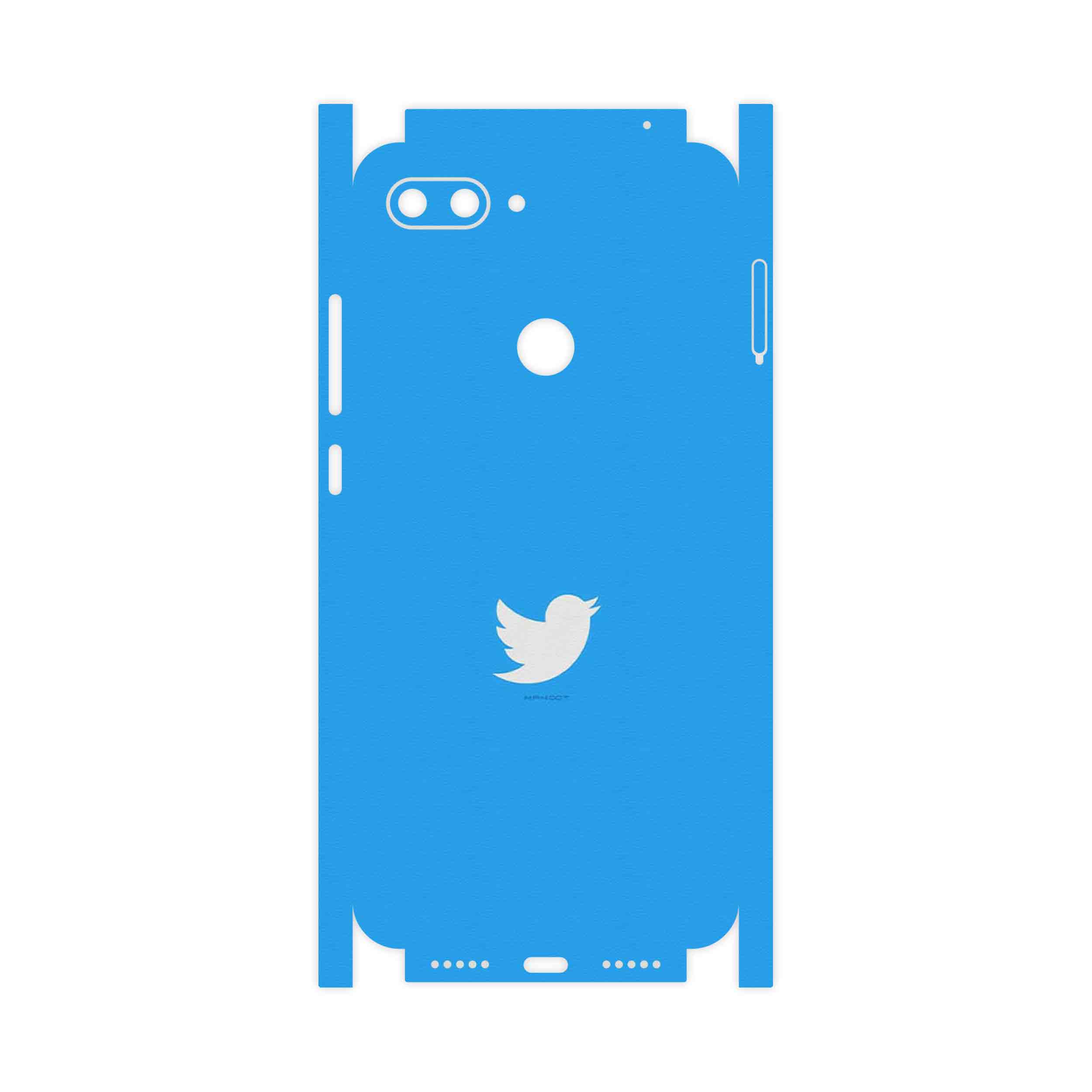 برچسب پوششی ماهوت مدل Tweeter-FullSkin مناسب برای گوشی موبایل شیائومی Mi 8 Lite