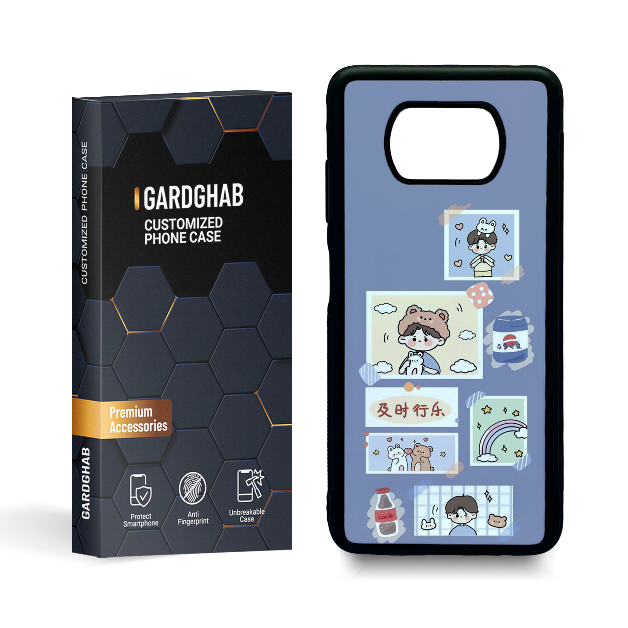 کاور گارد قاب مدل فانتزی مناسب برای گوشی موبایل شیائومی poco X3