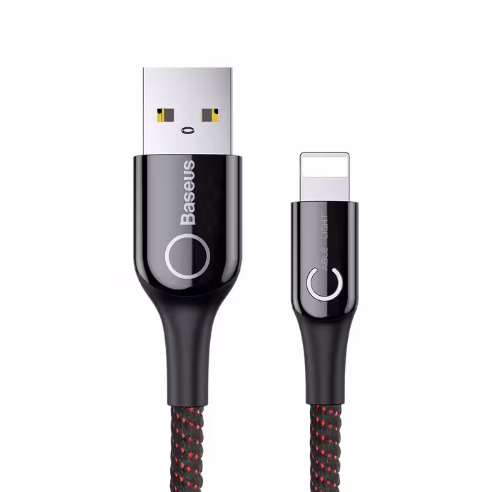 کابل تبدیل USB به لایتنینگ باسئوس مدل CALCD-01 طول 1 متر