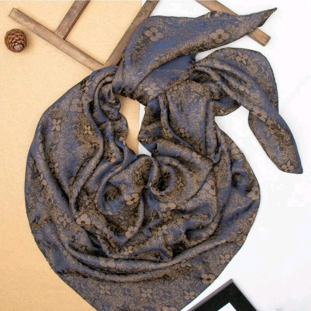 روسری پتینه وارداتی طرحدار