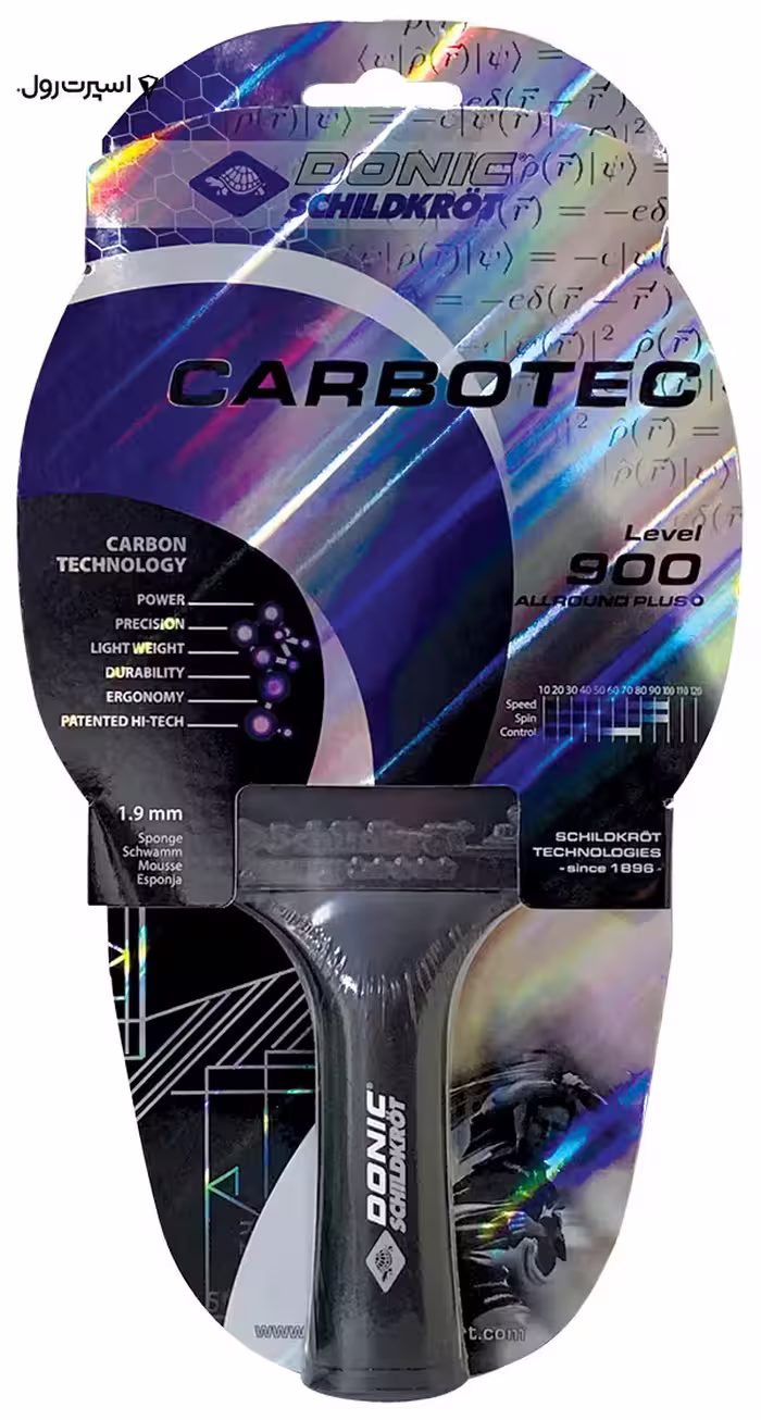 راكت پينگ پنگ دونيك مدل Carbotec LEVEL 900