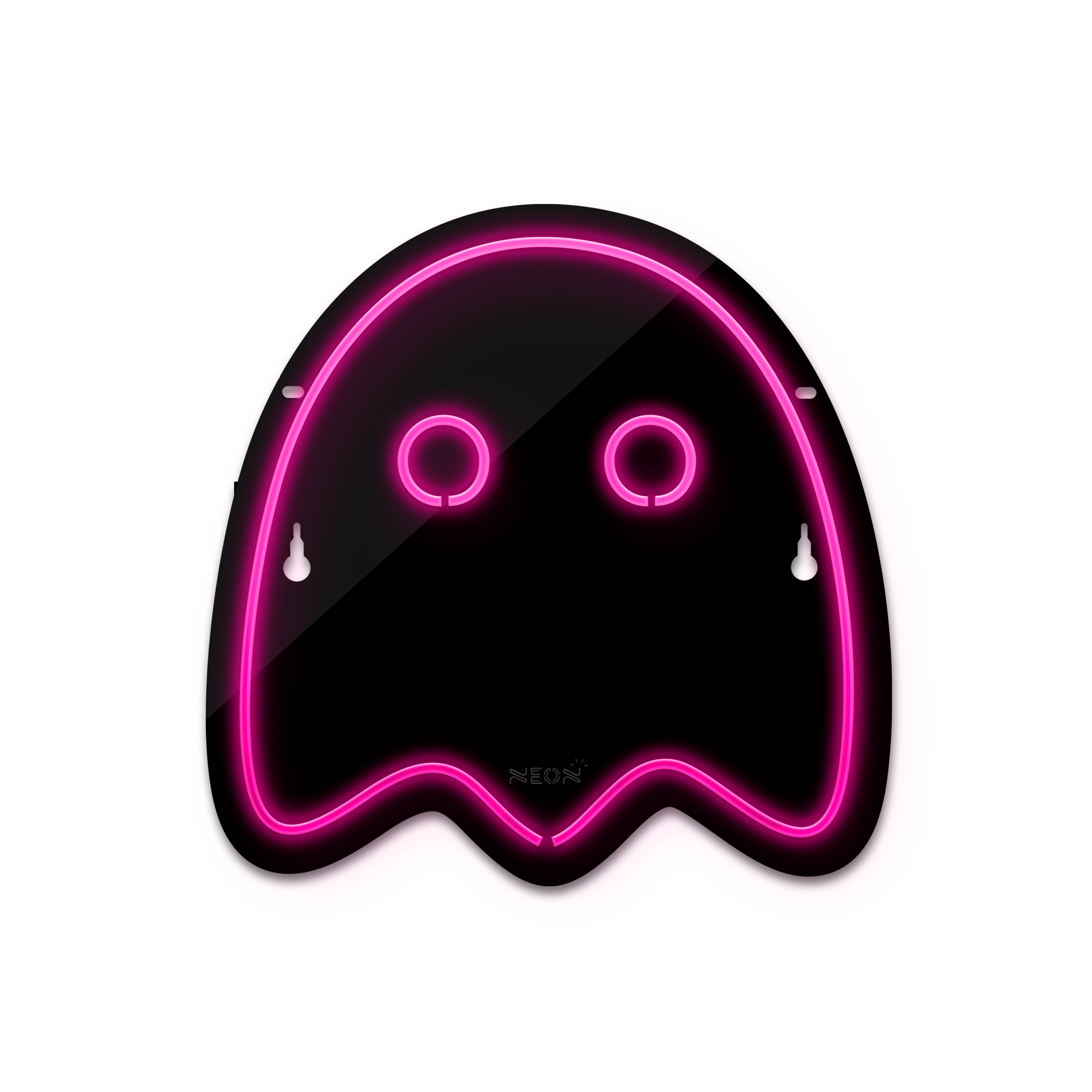 چراغ دیواری نئون دیزاین طرح Packman-2-BL_PN