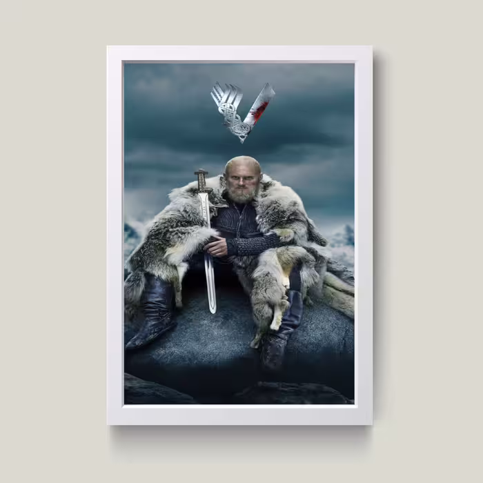 تابلو مدل دکوراتیو بیورن Vikings کد G10-18