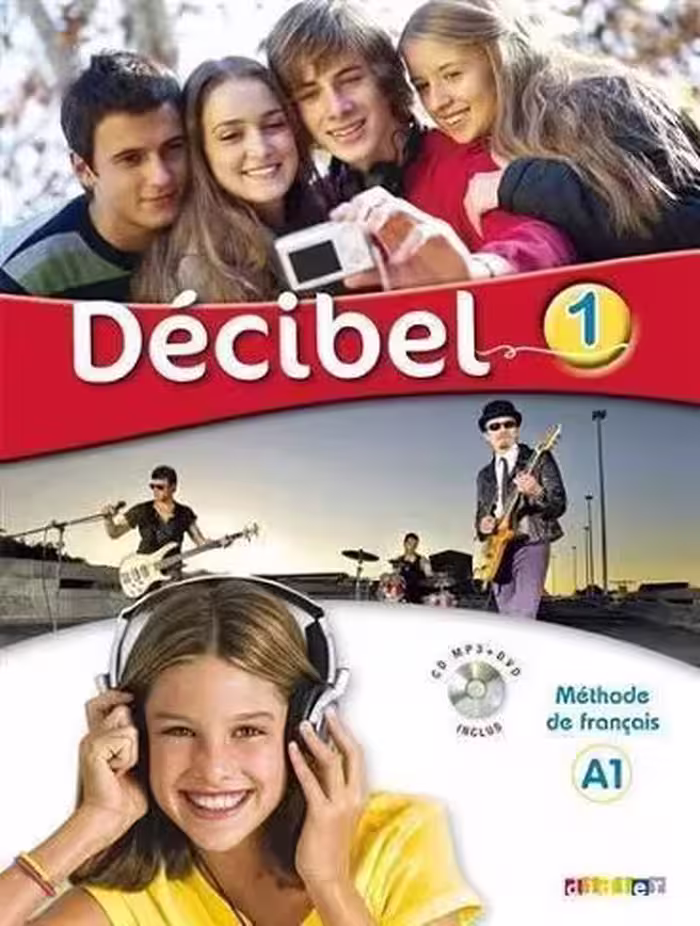 کتاب زبان Decibel 1 niv.A1 – Livre   Cahier   CD mp3   DVD (رنگی)
