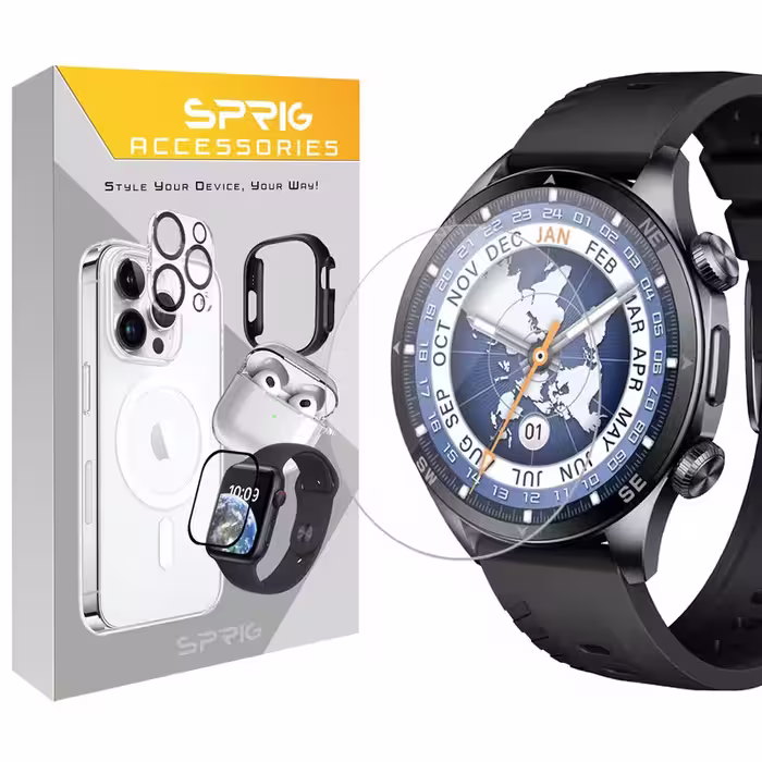 محافظ صفحه نمایش شیشه ای اسپریگ مدل SPG مناسب برای ساعت هوشمند گلوریمی GX SPORT | کالا برتری