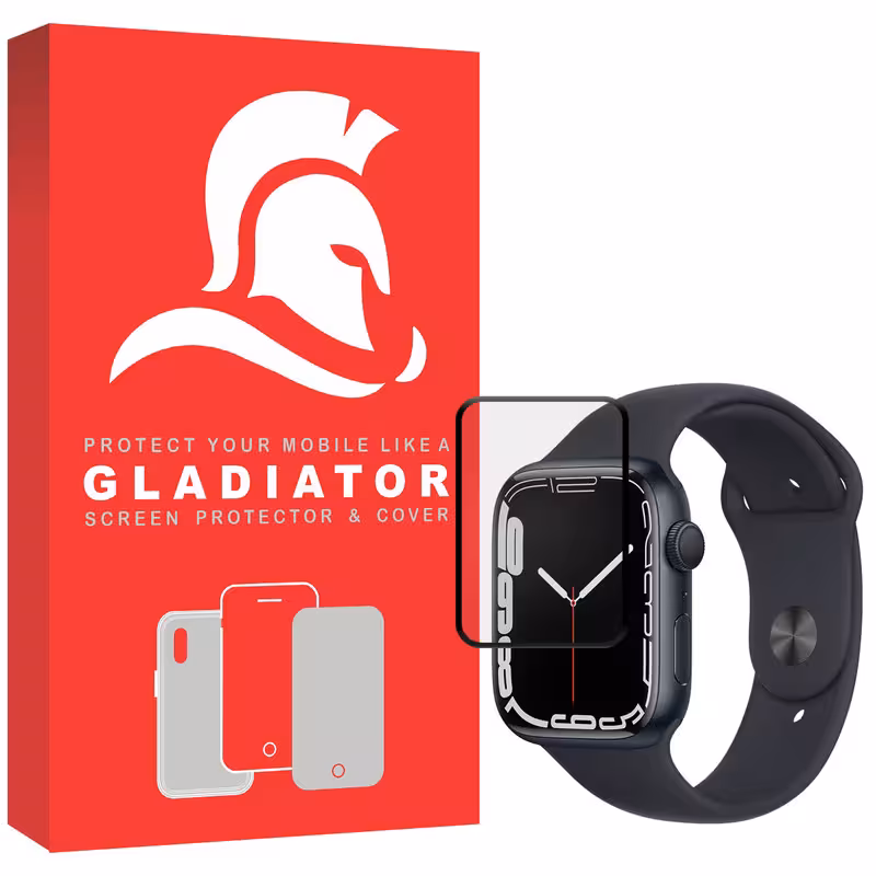 محافظ صفحه نمایش گلادیاتور مدل GWP1000 مناسب برای ساعت هوشمند اپل Iwatch 7 41mm | کالا برتری