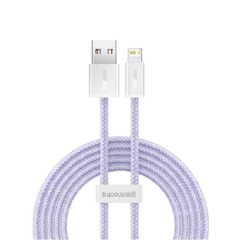 کابل لایتنینگ فست شارژ بیسوس Baseus Dynamic Series Cable CALD000502 طول 2 متر توان 24 آمپر