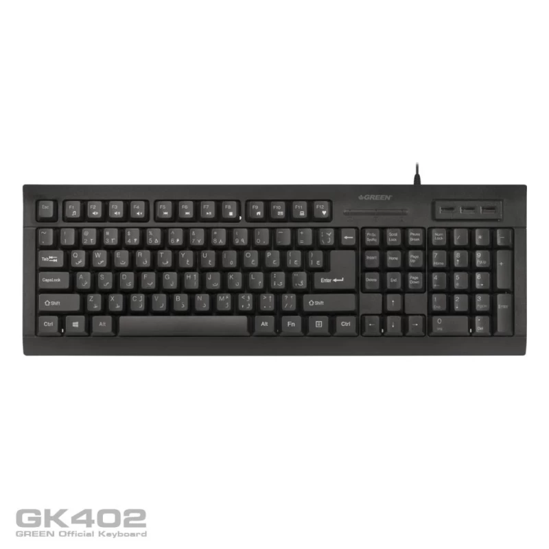 کیبورد گرین مدل GK402 - فروشگاه اینترنتی سیب سبز