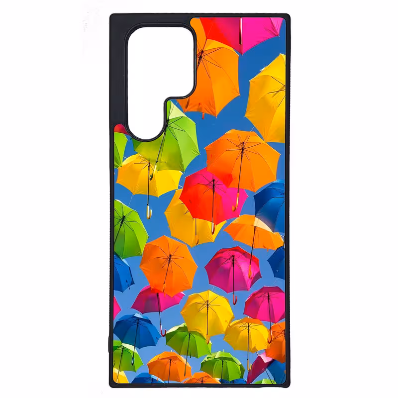کاور طرح چترهای رنگی کد G-165 مناسب برای گوشی موبایل سامسونگ Galaxy S22 Ultra | دیجی قاب دونی