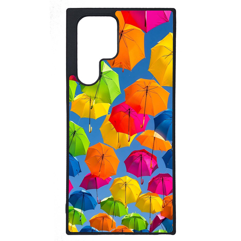 کاور طرح چترهای رنگی کد G-165 مناسب برای گوشی موبایل سامسونگ Galaxy S22 Ultra | دیجی قاب دونی