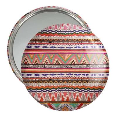 آینه جیبی خندالو مدل نقاشی انتزاعی کد 5330