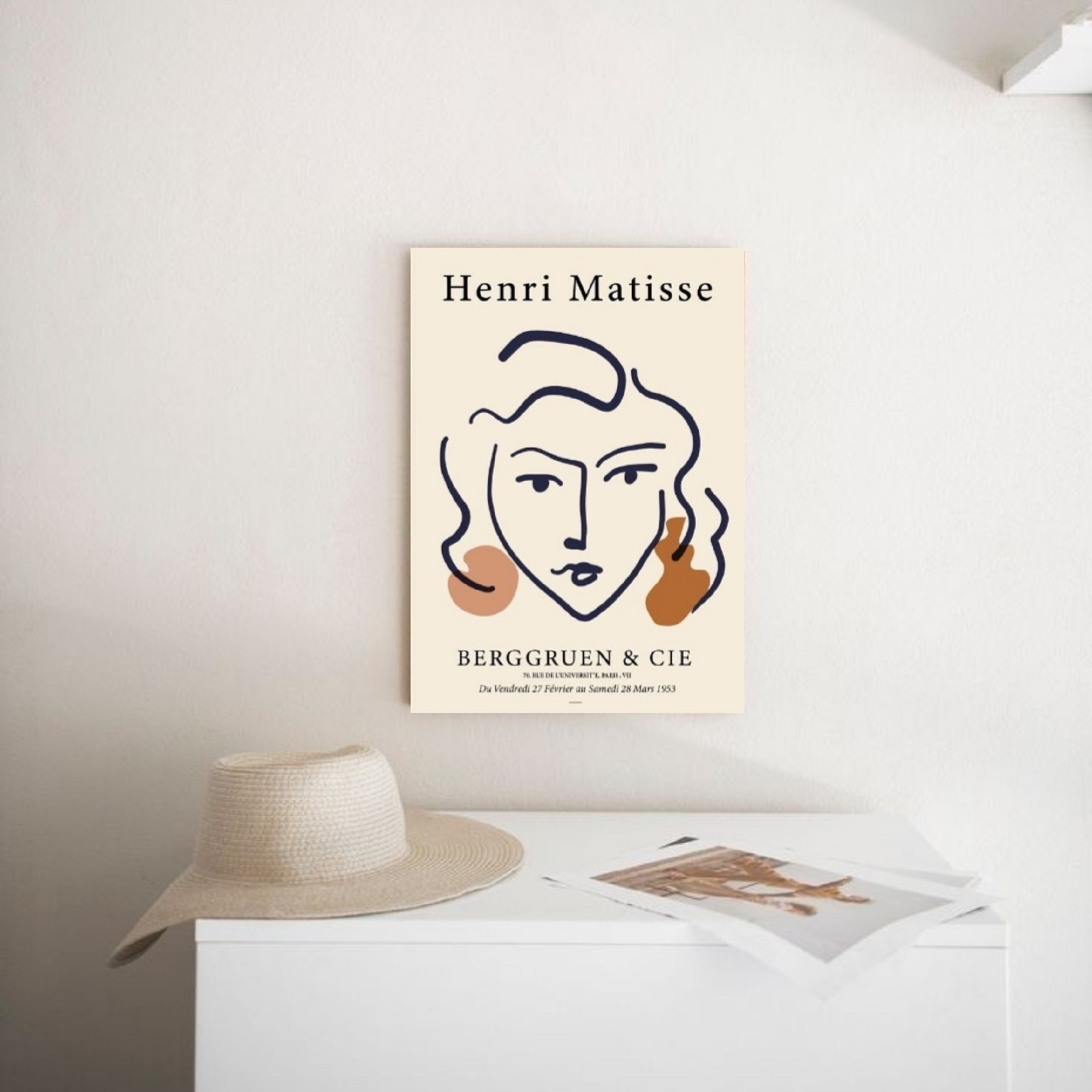 تابلو شاسی طرح نقاشی ماتیسه کد FMT3