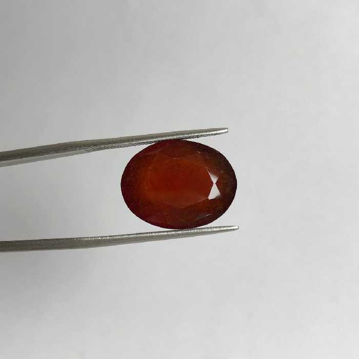 سنگ گارنت هسونیت طبیعی قرمز بیضی 240207