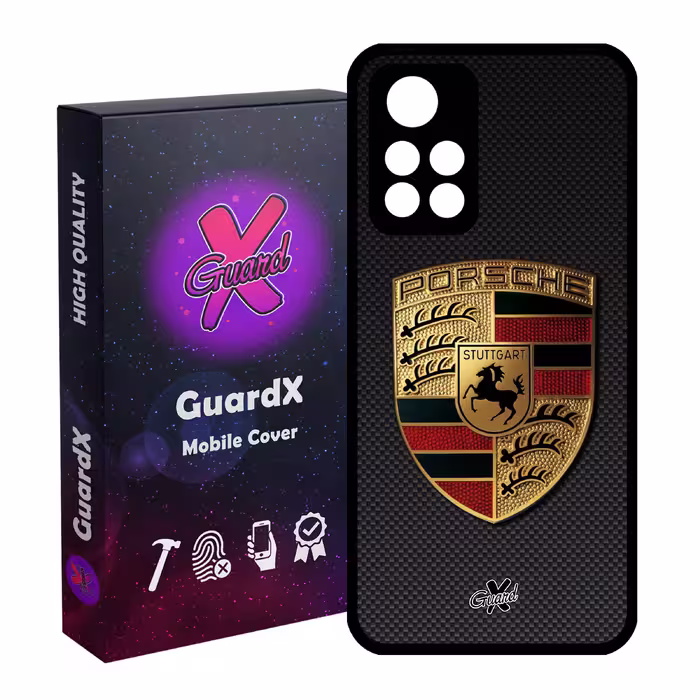 کاور گارد ایکس طرح Porsche مدل Glass10064 مناسب برای گوشی موبایل شیائومی Poco M4 Pro 5G/Redmi Note 11T 5G/Redmi Note 11S 5G