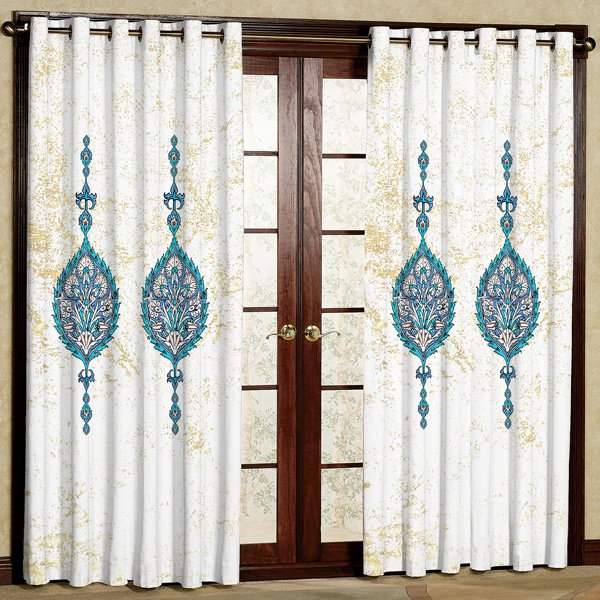 پرده پانچی مدل مخمل کد 5923 سایز 280x140 سانتی متر