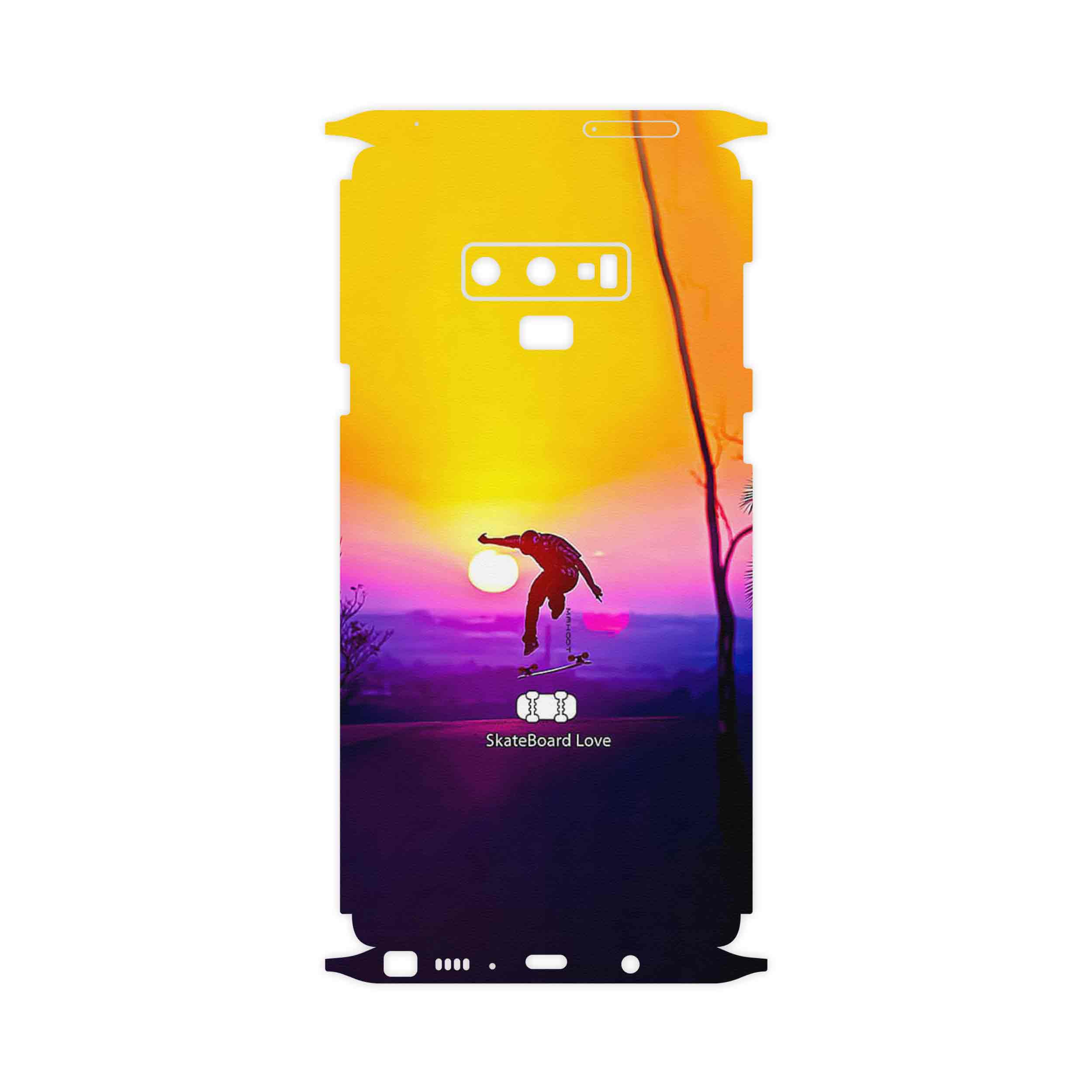 برچسب پوششی ماهوت مدل Skateboard-FullSkin مناسب برای گوشی موبایل سامسونگ Galaxy Note 9